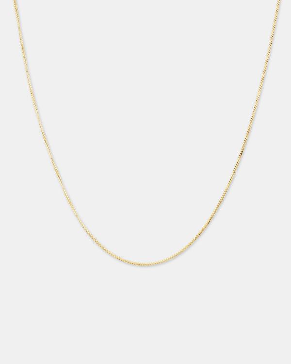 Michael Hill - 45cm Box Chain in 10ct Yellow Gold - Jewellery (Yellow) 45cm Box Chain in 10ct Yellow Gold