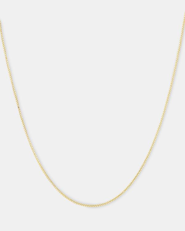 Michael Hill - 55cm Box Chain in 10ct Yellow Gold - Jewellery (Yellow) 55cm Box Chain in 10ct Yellow Gold