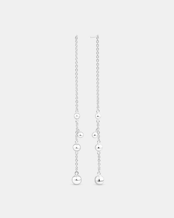 Michael Hill - Ball Drop Earrings in Stearling Silver - Jewellery (Silver) Ball Drop Earrings in Stearling Silver