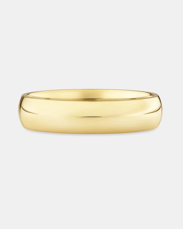 Michael Hill - High Domed Wedding Band in 10kt Yellow Gold - Jewellery (Yellow and Polish) High Domed Wedding Band in 10kt Yellow Gold