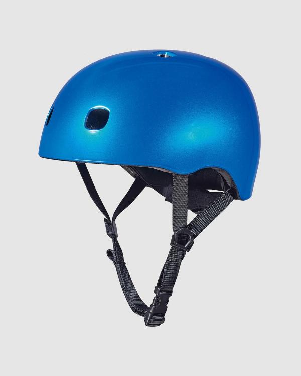 Micro Scooters - Micro Kids Helmet   Plain Dark Metallic Blue - Scooters (Dark Metallic Blue) Micro Kids Helmet - Plain Dark Metallic Blue