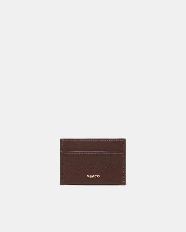 MIMCO - Drift Card Holder - Wallets (Brown) Drift Card Holder