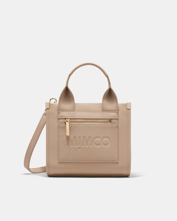 MIMCO - Patch Leather Mini Tote Bag - Bags (Neutrals) Patch Leather Mini Tote Bag