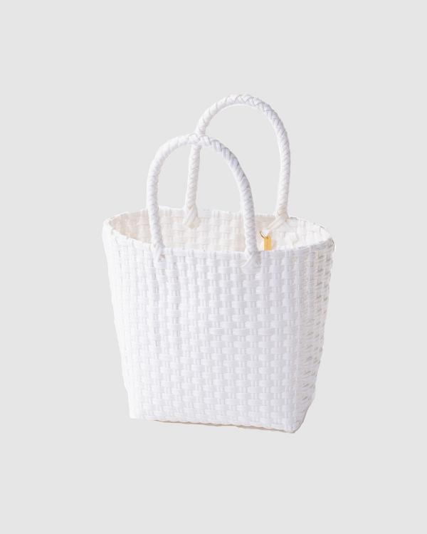 Mimmi Terra - Eco Micro Tote Bianca - Handbags (White) Eco Micro Tote Bianca