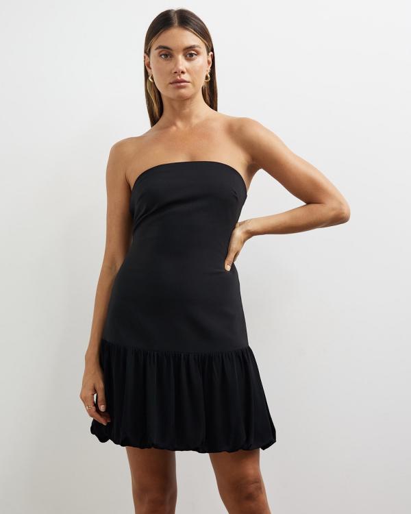 Minima Esenciales - Gigi Strapless Mini Dress - Bodycon Dresses (Black) Gigi Strapless Mini Dress