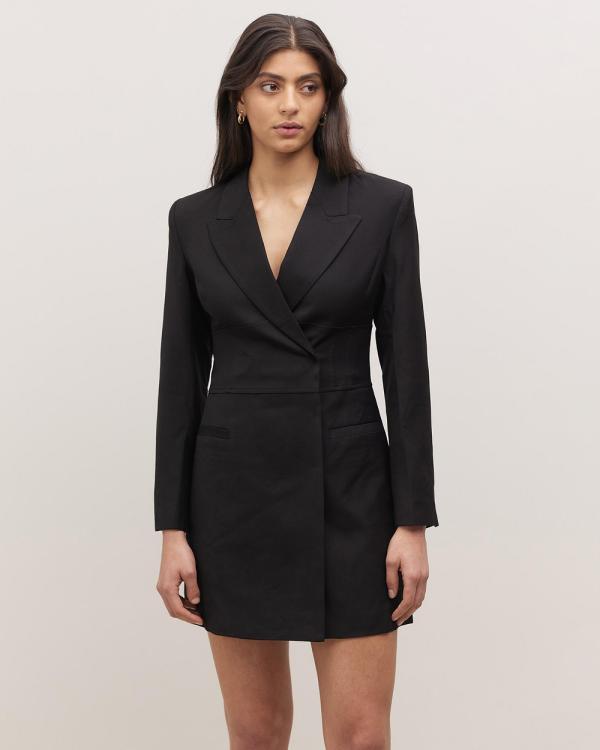 Minima Esenciales - Rhea Blazer Dress - Dresses (Black) Rhea Blazer Dress