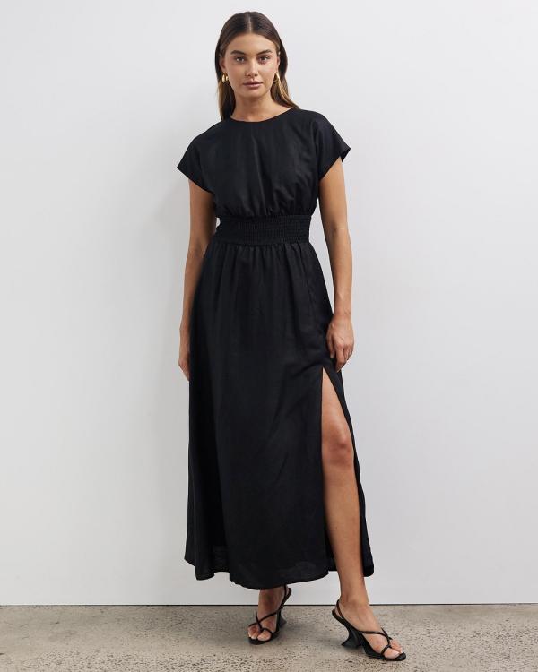 Minima Esenciales - Timea Midi Dress - Dresses (Black) Timea Midi Dress
