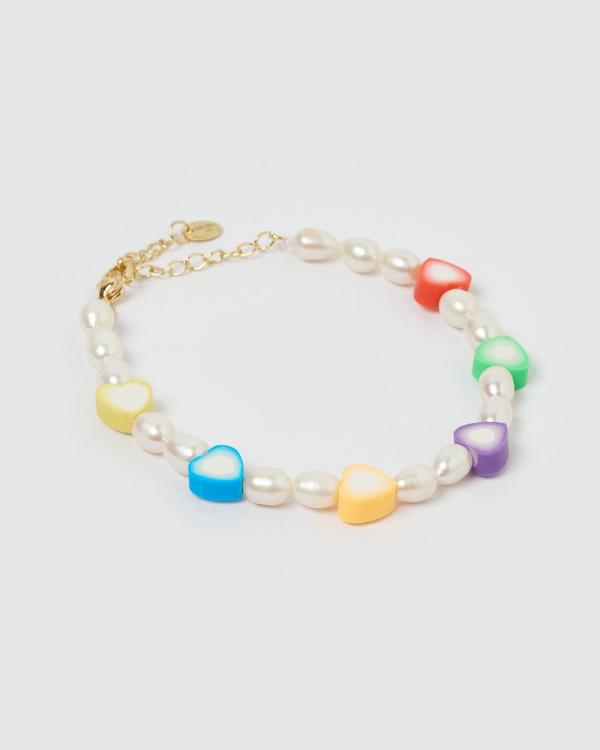 Miz Casa and Co - Azalea Bracelet - Jewellery (Pearl Multi) Azalea Bracelet