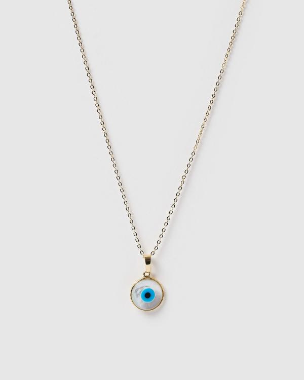 Miz Casa and Co - Illuminate Necklace - Jewellery (Gold Pearl) Illuminate Necklace