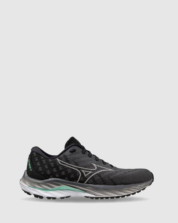 Mizuno - Wave Inspire 19 SSW (D Wide)   Women's - Training (Iron Gate) Wave Inspire 19 SSW (D Wide) - Women's