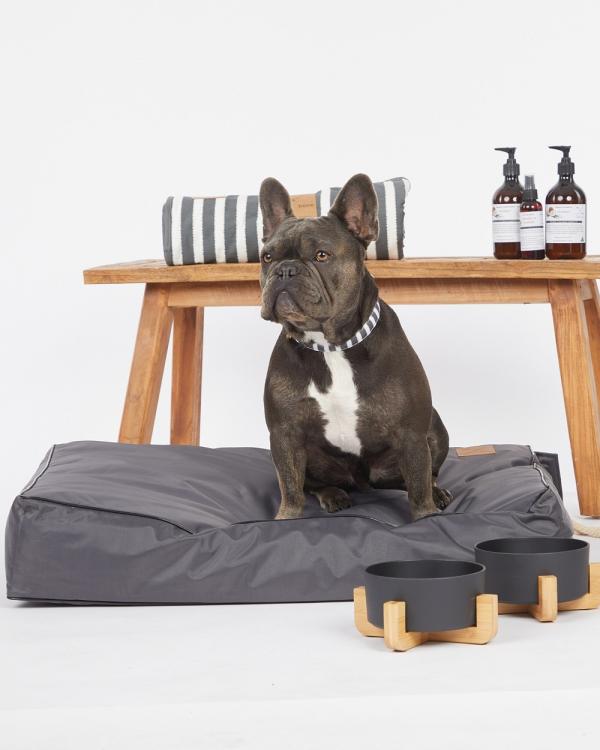 Mog & Bone - Waterproof Classic Cushion Dog Bed - Home (Charcoal) Waterproof Classic Cushion Dog Bed