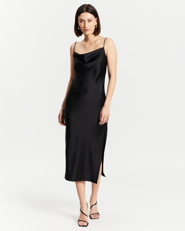 Moira Hughes - The White Label - The Millie Cowl Dress - Bridesmaid Dresses (Black) The Millie Cowl Dress