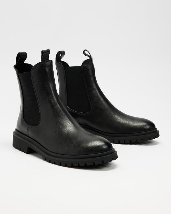 Mollini - Roccom Boots - Boots (Black & Black Heel) Roccom Boots