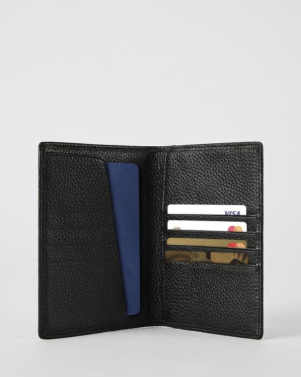 Mon Purse - Luxe Leather Passport Wallet - Bags (Black) Luxe Leather Passport Wallet