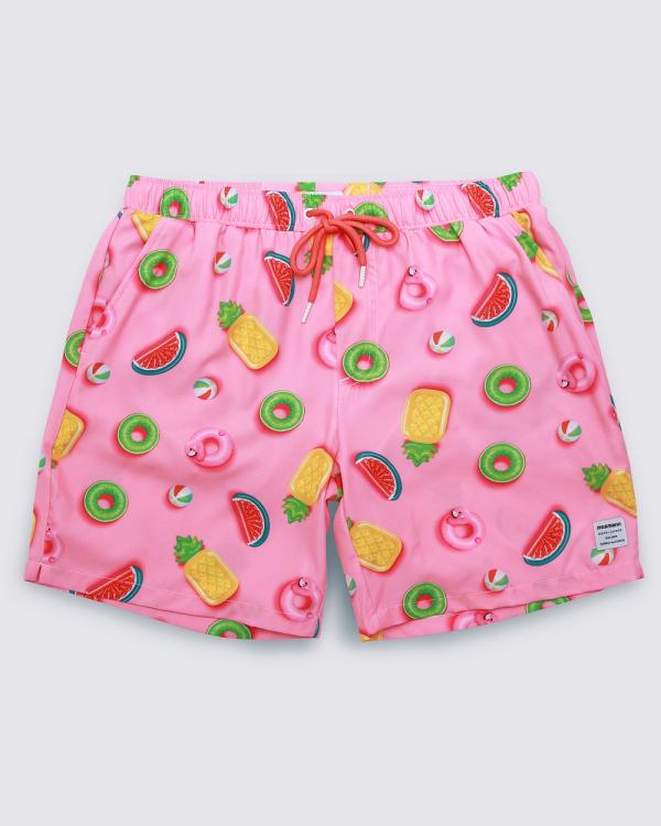 Mosmann - Ahoy   Swim Shorts - Swimwear (Pink) Ahoy - Swim Shorts