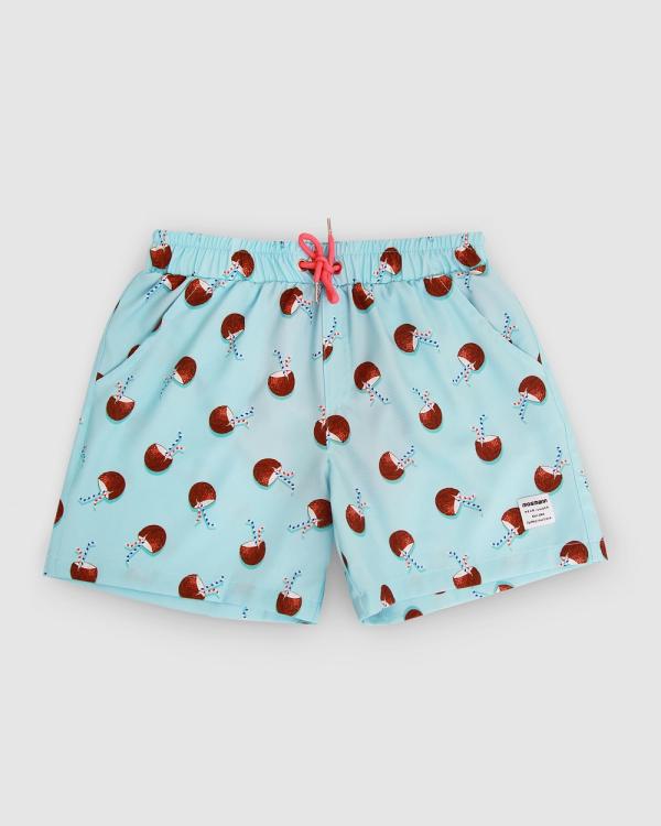 Mosmann - Coco Swim Shorts   Kids - Swimwear (Blue) Coco Swim Shorts - Kids