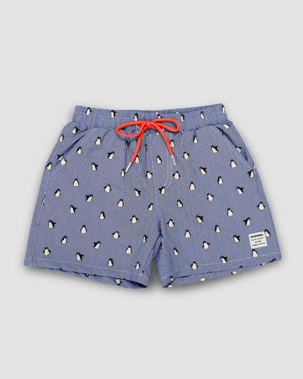 Mosmann - Tuxx Jr. Swim Shorts   Kids - Shorts (Blue) Tuxx Jr. Swim Shorts - Kids