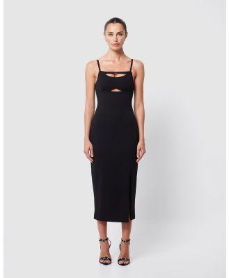 Mossman - Revere Midi Dress - Dresses (Black) Revere Midi Dress