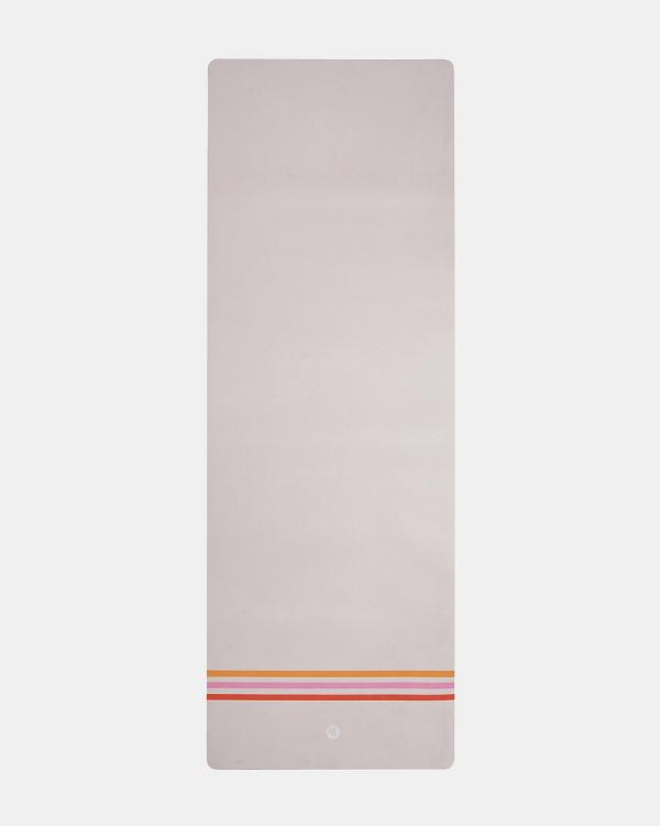 MoveActive - Luxe Recycled Yoga Mat - Gym & Yoga (70s Stripes) Luxe Recycled Yoga Mat