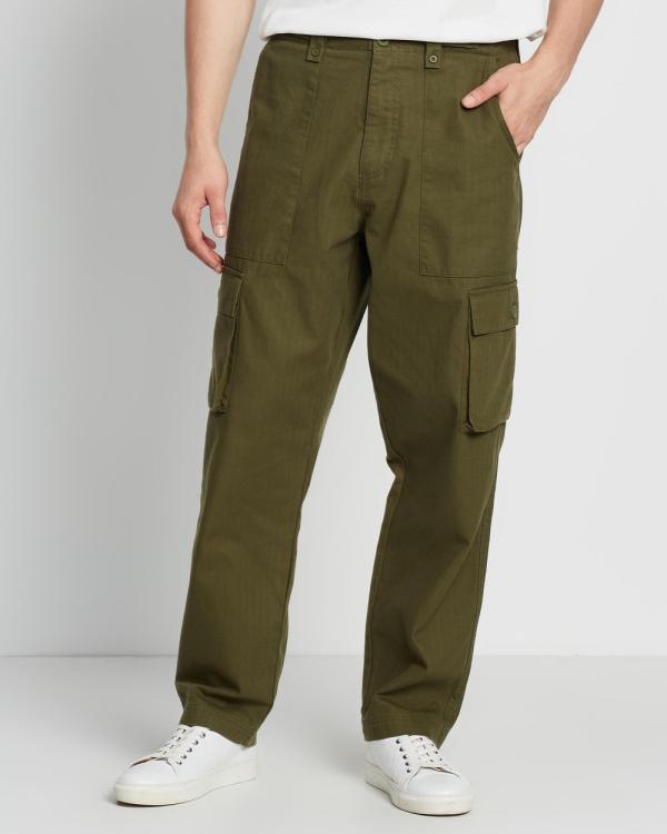 Mr Simple - Cargo Pants - Cargo Pants (Vintage Army) Cargo Pants