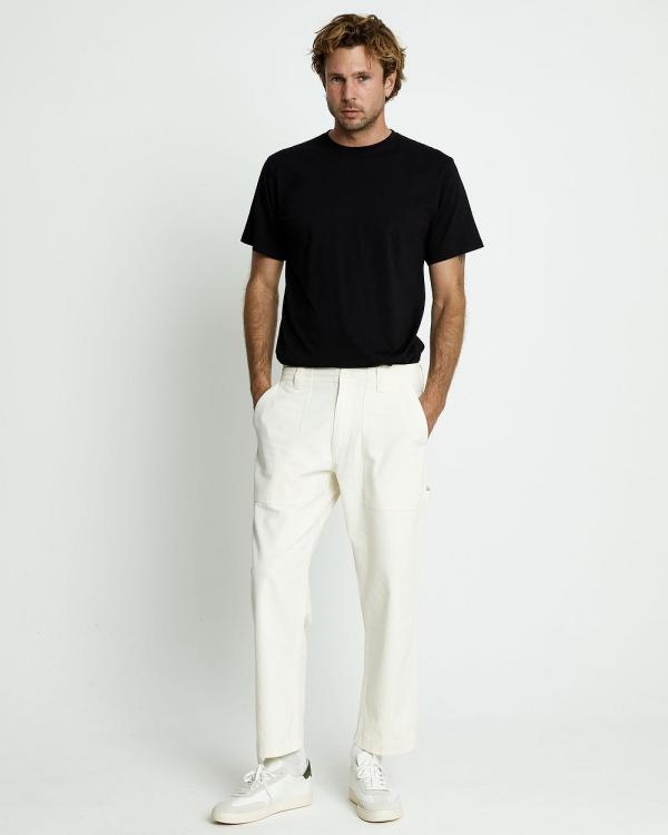 Mr Simple - Carpenter Pant - Pants (White) Carpenter Pant