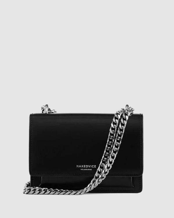 Nakedvice - The Regis Black Silver - Handbags (Black) The Regis Black Silver