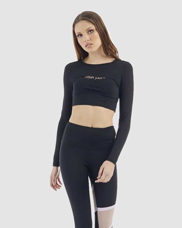 Nana Judy - Eclipse Top - Cropped tops (Black) Eclipse Top