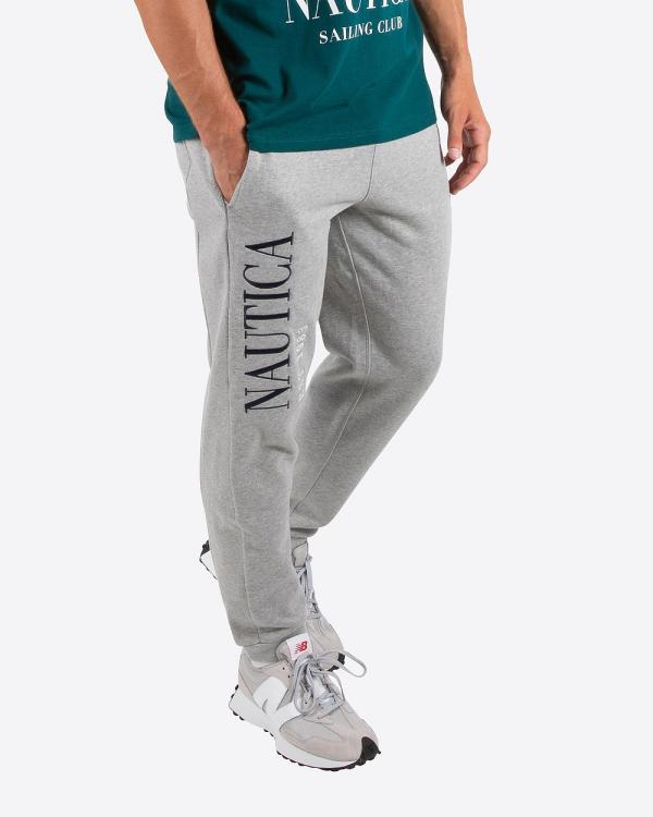 NAUTICA - Hayloft Heavyweight Track Pants - Pants (GREY) Hayloft Heavyweight Track Pants