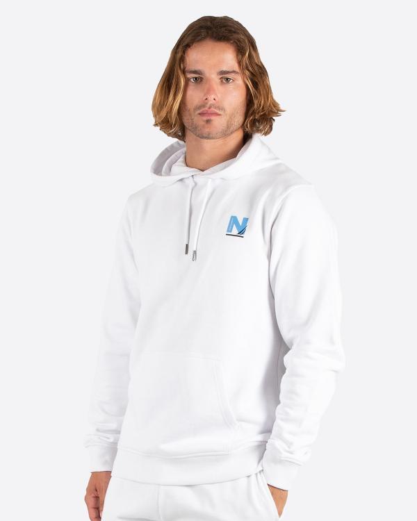 NAUTICA - Nautica Sport Aside Hoodie - Jumpers & Cardigans (WHITE) Nautica Sport Aside Hoodie