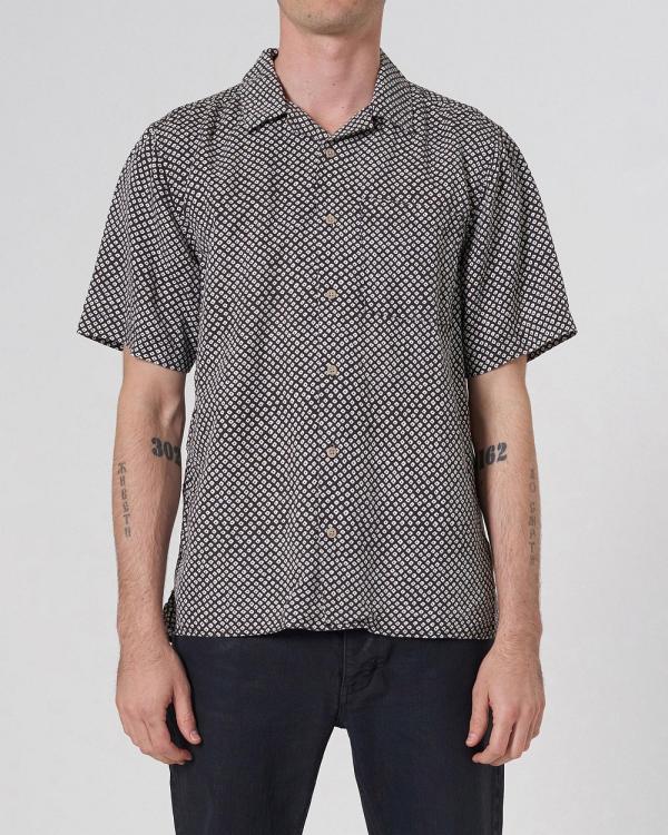 Neuw - Curtis SS Micro Dot - Casual shirts (Black) Curtis SS Micro Dot