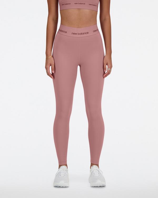 New Balance - NB Sleek High Rise Sport Legging 25 - Pants (Pink) NB Sleek High Rise Sport Legging 25