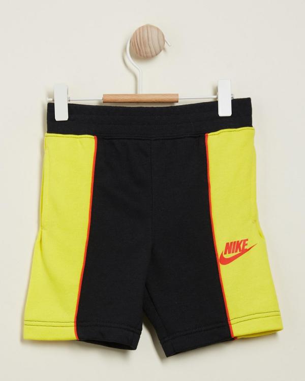 Nike - Be Real French Terry Shorts   Kids - Shorts (Black) Be Real French Terry Shorts - Kids