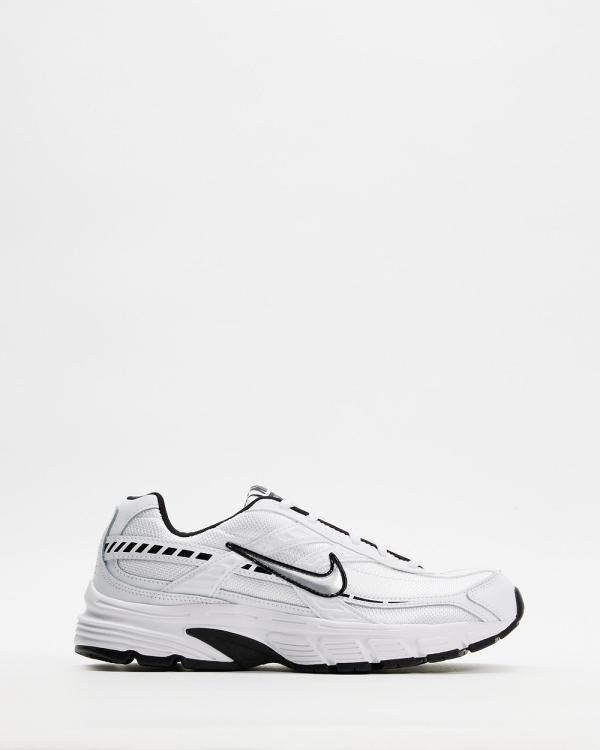 Nike - Initiator   Women's - Lifestyle Sneakers (White, Metallic Silver, White & Black) Initiator - Women's