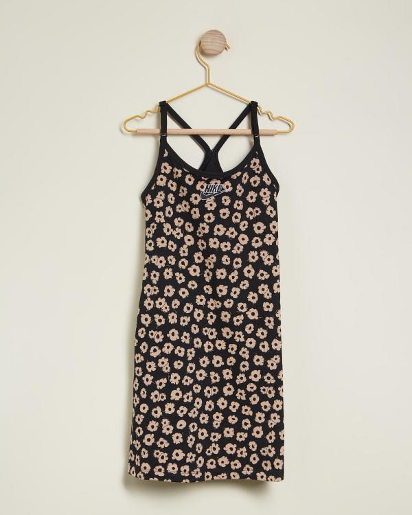 Nike - Sportswear Dress   Teens - Printed Dresses (Black & White) Sportswear Dress - Teens