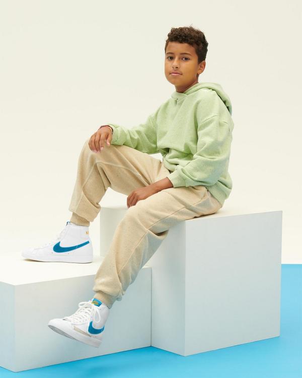 Nike - Sportswear Icon Fleece Joggers   Teens - Sweatpants (Limestone & Limestone) Sportswear Icon Fleece Joggers - Teens