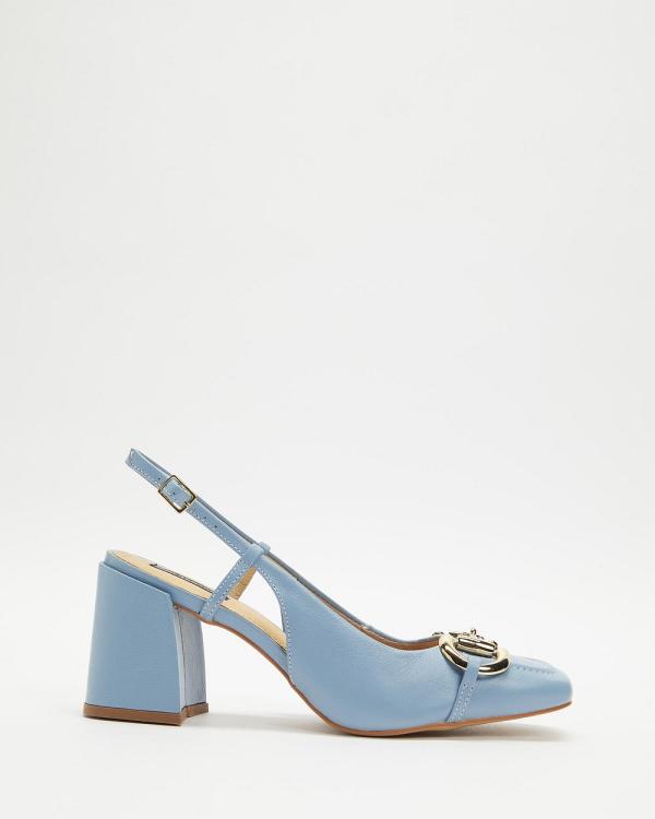 Nina Armando - Elyn - Mid-low heels (Blue) Elyn