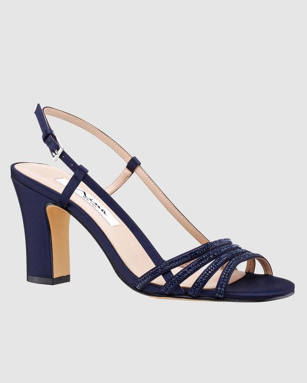 NINA - Avaley - Sandals (NAVY) Avaley