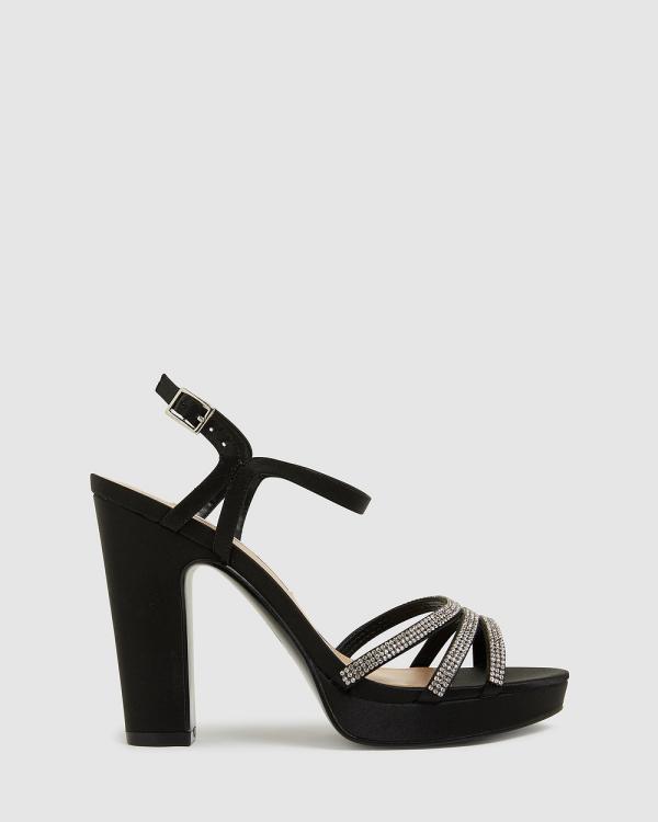 NINA - Saralyn - Sandals (BLACK) Saralyn