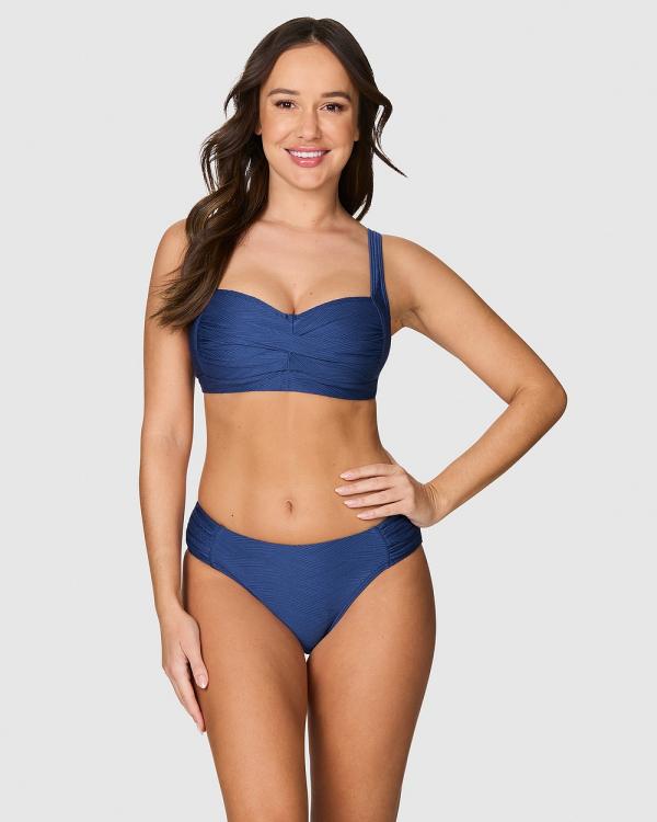 Nip Tuck Swim - Gamma Texture Joanne Bikini Top - Bikini Tops (blue) Gamma Texture Joanne Bikini Top