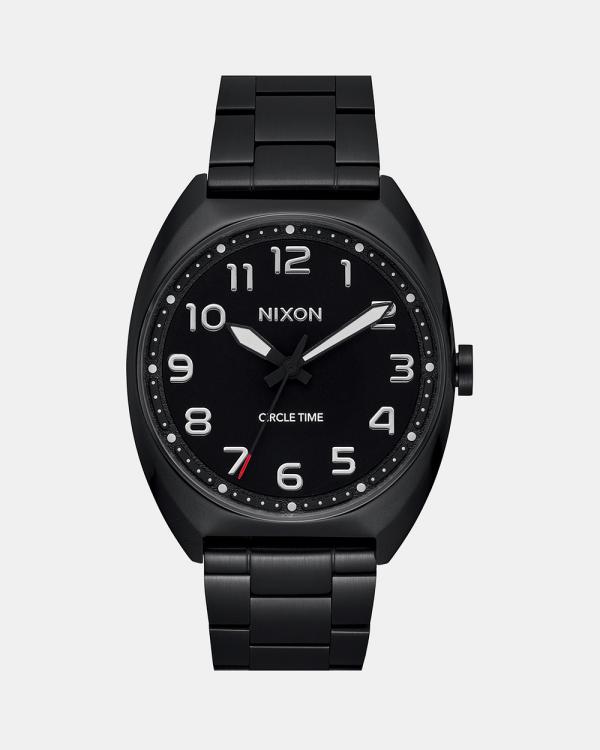 Nixon - Mullet Stainless Steel - Watches (Black & Black) Mullet Stainless Steel