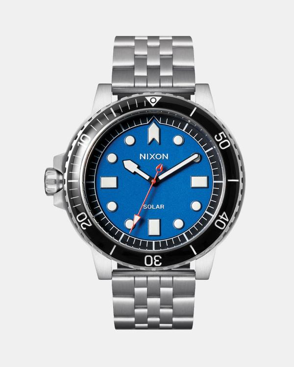 Nixon - Stinger 44 - Watches (Silver & Blue & Black) Stinger 44