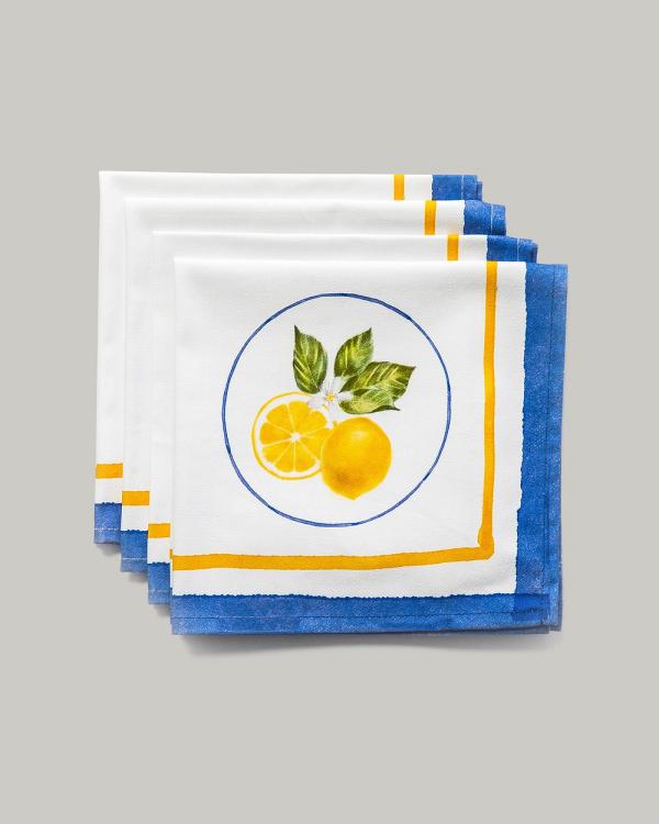 No.22 - Capri Dolce Vita Napkins - Home (Blue) Capri Dolce Vita Napkins