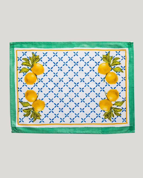 No.22 - Capri Quisisana Placemats - Home (Blue) Capri Quisisana Placemats