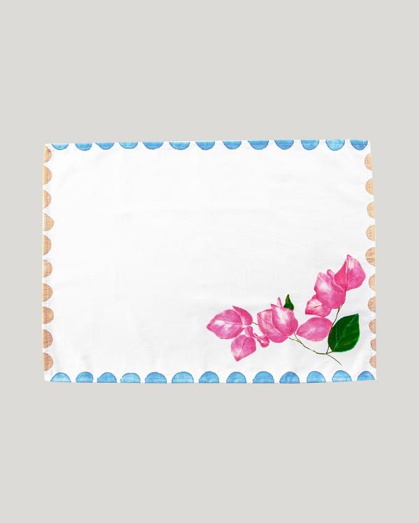 No.22 - Mykonos Ornos Placemats - Home (White) Mykonos Ornos Placemats