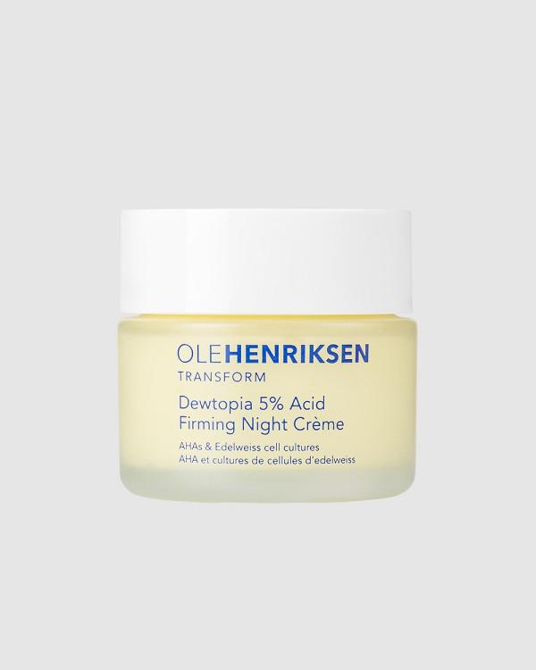 Ole Henriksen - Dewtopia 5% Acid Firming Night Crème - Skincare (Cream) Dewtopia 5% Acid Firming Night Crème