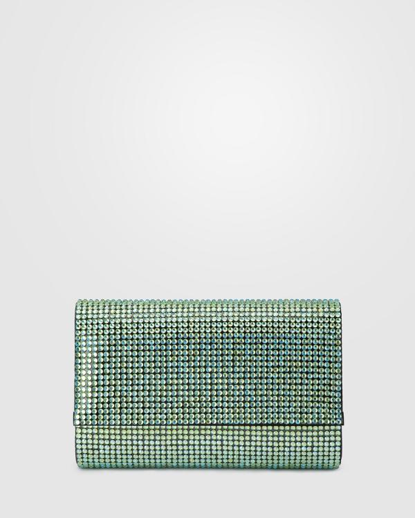 Olga Berg - Liv Crystal Clutch - Clutches (Green) Liv Crystal Clutch