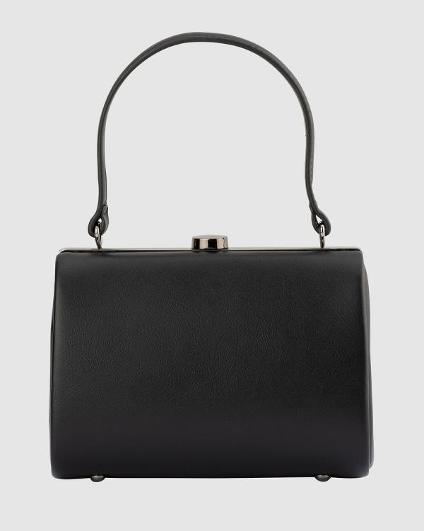 Olga Berg - Tonia Top Handle Bag - Clutches (Black) Tonia Top Handle Bag