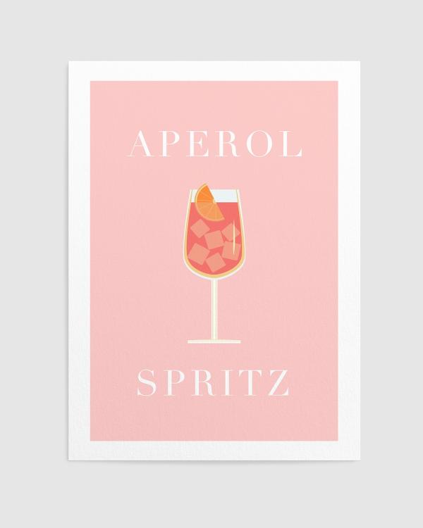Olive et Oriel - Aperol Spritz Art Print - Home (Aperol Spritz Art Print) Aperol Spritz Art Print