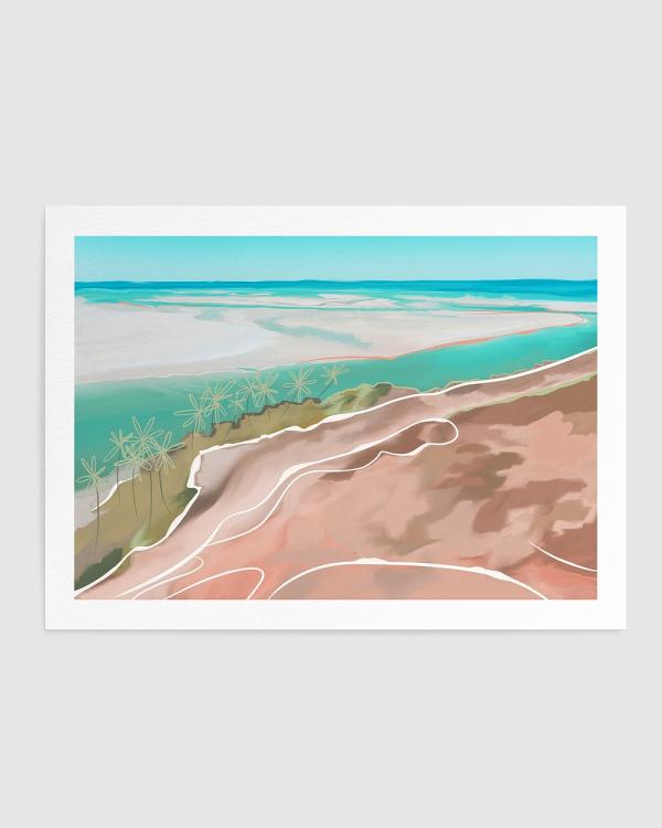 Olive et Oriel - Paradise Beach - Home (Paradise Beach Art Print) Paradise Beach