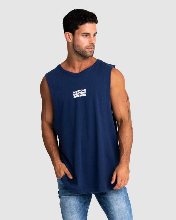 ONEBYONE - Brava Tank - Muscle Tops (Blue) Brava Tank